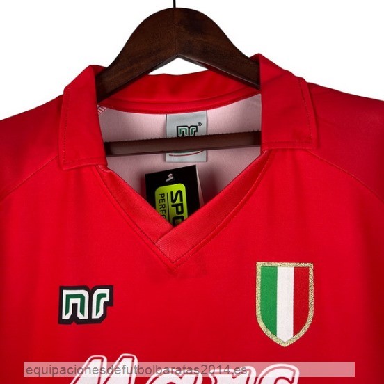 Nuevo 3ª Camiseta Napoli Retro 1990 1991 Rojo Baratas